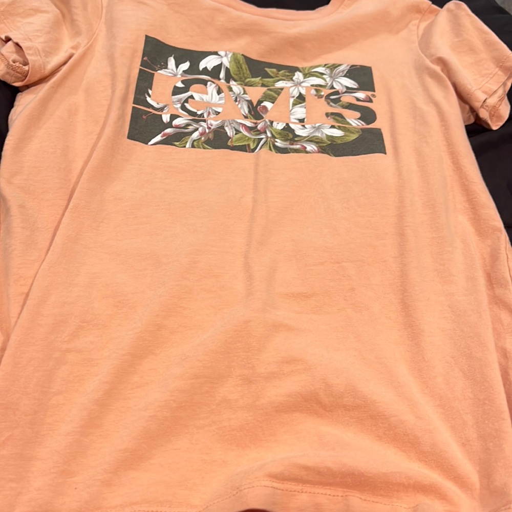 orange-pink, levi, flowers